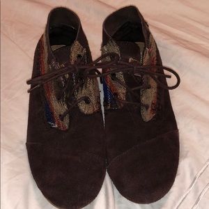 Brown Chocolate Wool Suede Women's Tribal Boots